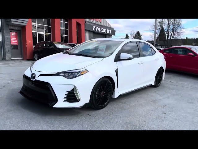 Toyota Corolla SE CUIR/TISSUS CHAUFFANT, TOIT, VOLANT CHAUFFANT  in Cars & Trucks in St-Georges-de-Beauce