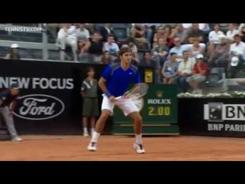 May 2011 - Roger Federer Tweener Rome May 2011 - Roger Federer Tweener Rome
