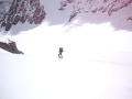 Peter Telemark skiing at 3300m