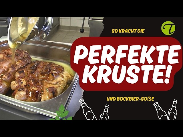 Krustenbraten "Rustikal" in Schwarzbierso&szlig;e