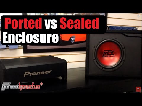 how to vent subwoofer enclosure