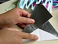 Six pointed star of papercraft