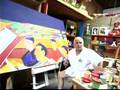 The Chicano Artist Studio: Magu's Painting Video #2
