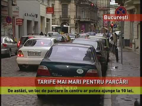 Cresc tarifele pentru parcarea în centrul Capitalei