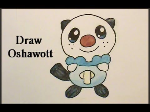 how to draw oshawott