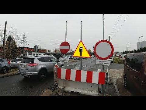 Chamstwo na drodze jednokierunkowej w Warszawie