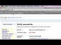 Google Webmaster Tool’s Troubleshooting – Verification