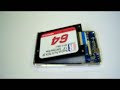 Installation of a RunCore Pro IV Zif SSD into the provided external USB 2.0 enclosure. Takes about 30 seconds!