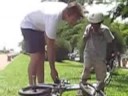 Jef and David on the bike