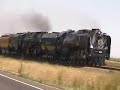 On the 21 of July 2005 the CFD run into Denver this is what I caught of the doubleheader with all of the mainline steam that the UP can muster.Everyone was out & it was fast so quality suffered, but enjoy the thrill of the chase. The wind was bad and my friends dogs in the back, lets say had to go.