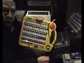 DJ Marius No.1 rocking the SP 1200 and a speak and spell