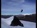 Chasta Snowkite on the rocks