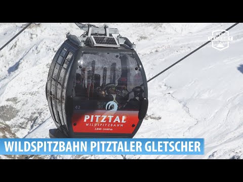 Skigebiet Pitztaler Gletscher: Fahrt mit der Wildspitzbahn