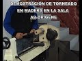 torneado en madera "copa"