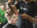womans buzzcut