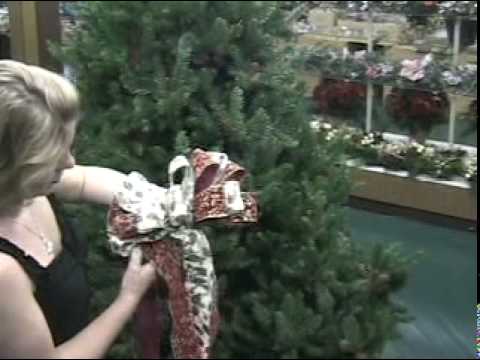 how to make a tree topper bow