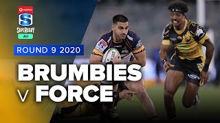 Brumbies v Force Rd.9 2020 Super rugby AU video highlights