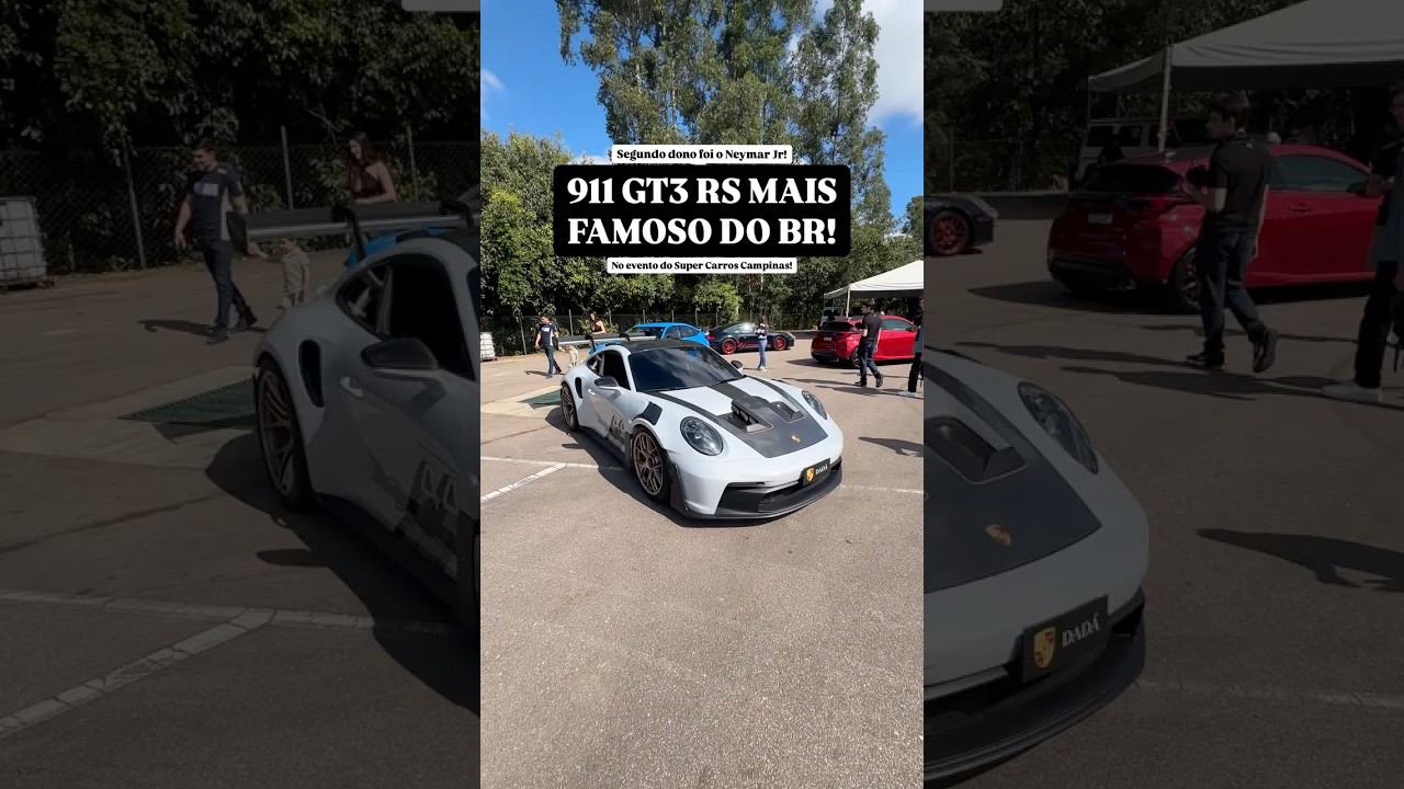 O 911 GT3 RS que foi do NEYMAR JR!