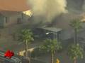 Raw Video: Aircraft Crashes Crashed Into House