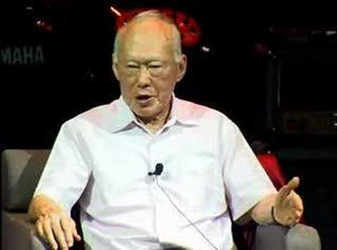 singapore's lee kuan yew questions ...