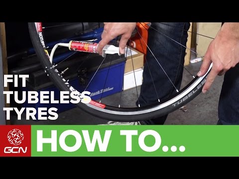 how to fit tubeless tyres