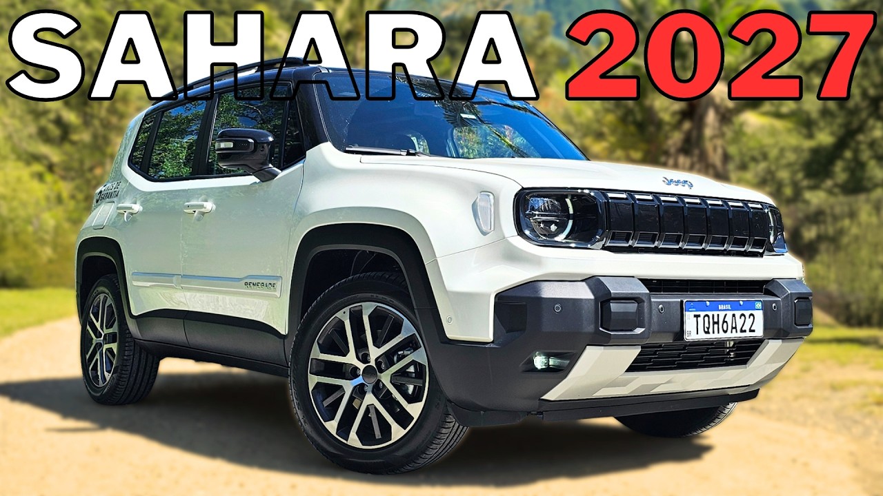 Jeep Renegade Sahara 2027 Híbrido: Consumo, Off-Road e Estrada!