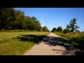 Cycling on the Erie Lackwanna Trail off of 91st St, near St. John, IN (Video 3)