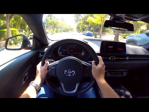 2024 Toyota GR Supra 45th Anniversary Edition - POV Test Drive (Binaural Audio)