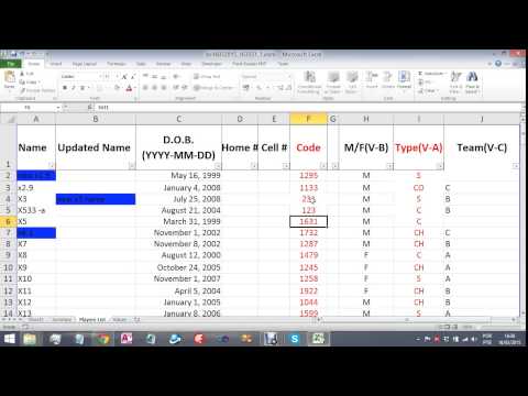 how to sync excel files