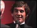 Ayrton Senna accepts the International Driver Of The Year Award from Autosport in 1991 .. from their archives: http://www.youtube.com/watch?v=u2oJ3GncsKw&feature=player_embedded#!