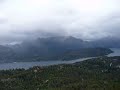 Vue sur les lacs a Bariloche