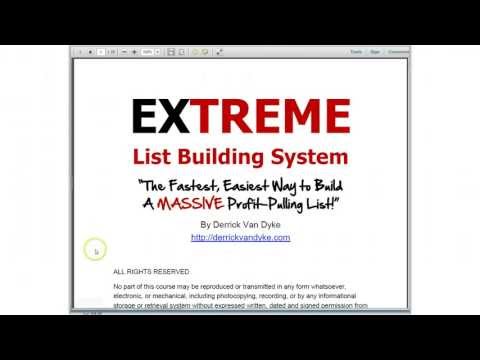 Extreme List Building System Review from an Extreme List Building System User