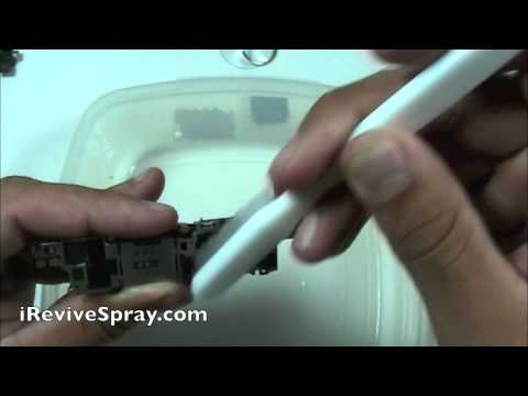 100% Water Damaged iPhone 4S Repair Tutorial - Fix Wet iPhone With iRevive