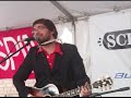 peter moren of peter bjorn and john at the yard dog gallery day party.