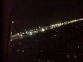 Nachtanflug auf Frankfurt International Airport  / Runway 25L