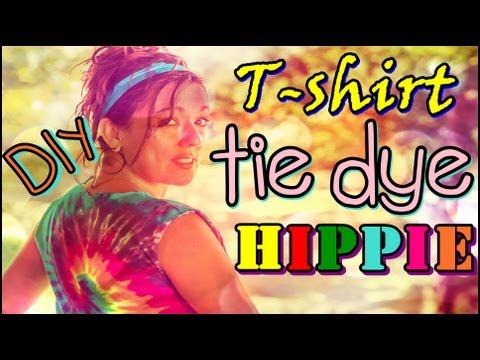 how to dye hippie t shirt