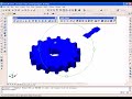 AutoCad 3D Engrenagem