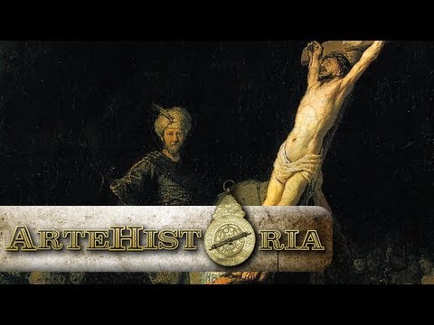 La erección de la cruz, de Rembrandt