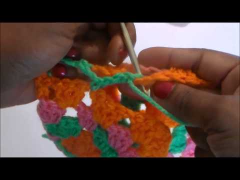 how to attach crochet squares