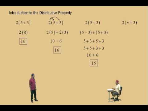 how to use the distributive property