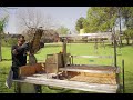 Parrilla a carbón de pie