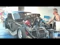 3000 HP Revving Drag Racing Car