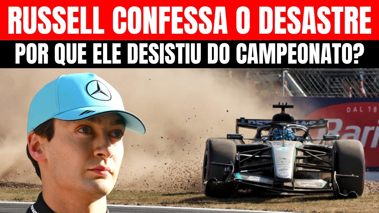 Crise na Mercedes: George Russell desiste do título de Fórmula 1?
