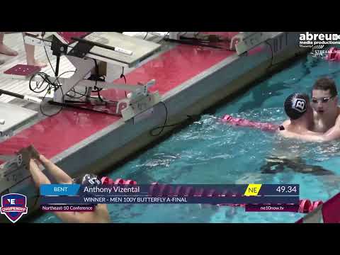 Bentley Men's Swimming Highlights from the 2023 Northeast-10 Championships thumbnail