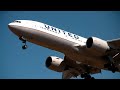 United Airlines -200ER New Livery Landing&Take off at Narita