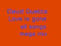 david guetta   mega house music mix  love is gone 
