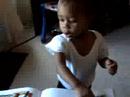 asaph (17 months old) - reading alphabet letters from 