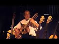 tango passion composed and performed by yorgos kertsopoulos on his triple-double-single string construction guitar.the concert was given at muzart festival, helexpo palace, athens, 20 april 2008. in 1948 a.segovia introduced the nylon string aesthetic of a.augustine. the classical and flamenco guitar enjoys this aesthetic for more than sixty years and j.bream, j.williams, d.fampas, the romero family, c.parkening, alirio diaz, r.dyens, l.almeida, paco de lucia, p.pena, c.montoya, sabicas, serranito are only a few of the guitarists that play with great success this aesthetic which has worldwide acceptance today. a.barrios and  h.v.lobos played with metal strings while d.prat, a.lauro, f.tarrega, r.montoya played with gut strings. at the time of m.giuliani, m.carcassi, l.legnani, f.carulli, f.sor, d.aguado the guitar was strung with metal, gut and silk strings and had either double courses or single strings. also further back in history g.sanz, bermudo, brescianello played the guitar in higher pitched tunings and the triple strung guitarra battente was popular mainly in italy. y.kertsopoulos introduced in 1994 the kertsopoulos aesthetics which as a multiplex open architecture scheme provide the possibility of reviving and realizing the many faces of the guitar's aesthetics, as they have been recorded in history. among many guitarists that play the aesthetics smaro gregoriadou has made many succesful first world presentations of different aspects of aesthetic styles in guitar interpretation.