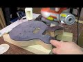 How to blue burst a Les Paul Guitar Top Luthier Building Bursting poor mans prs