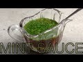 How to make Mint Sauce Video recipe cheekyricho